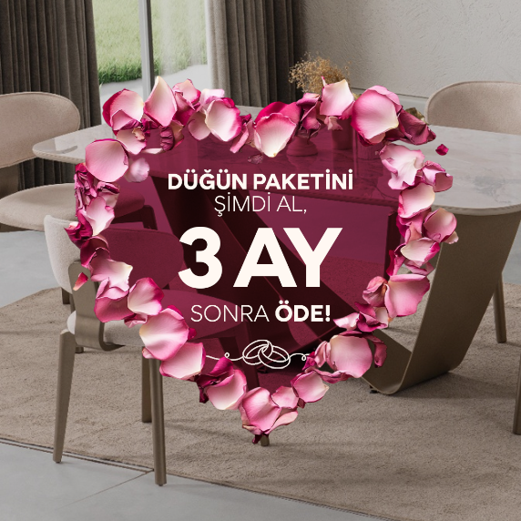 Efes Düğün Paketi Ekrem Özgü Mobilya