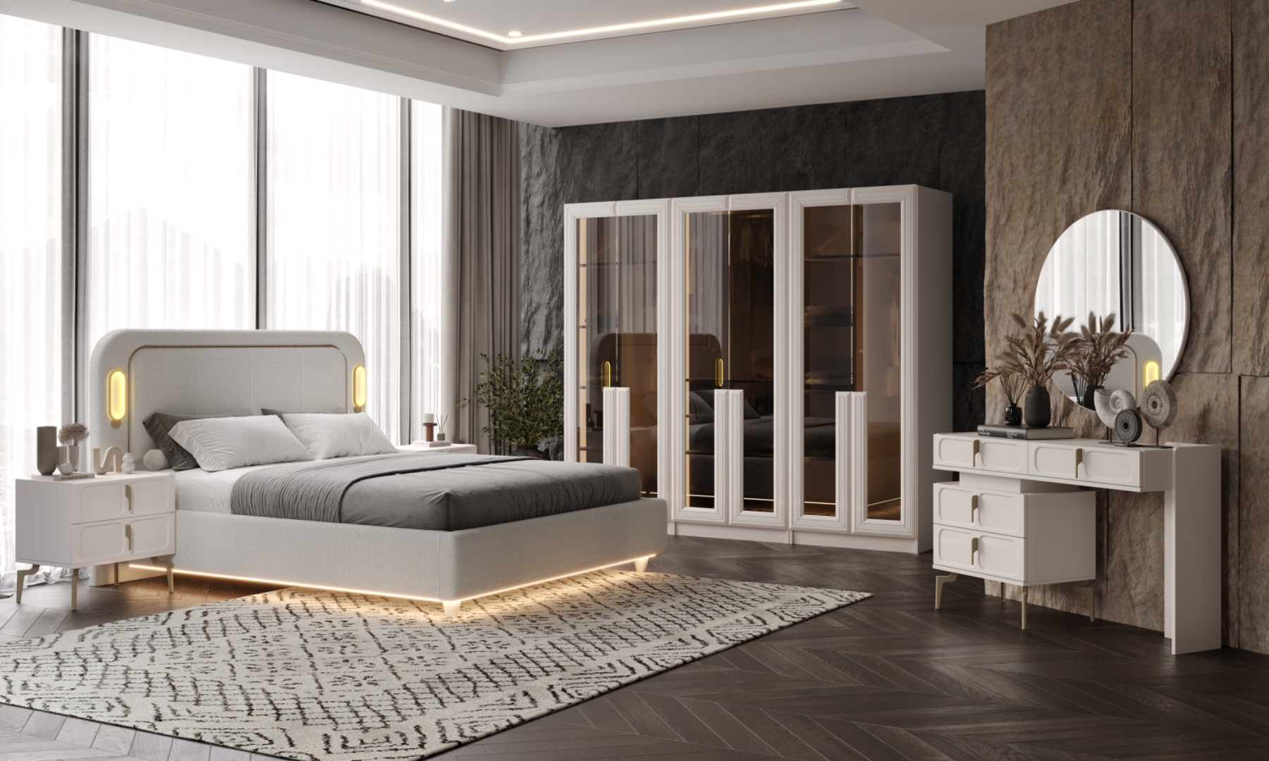 Versace MY Yatak Odası Ekrem Özgü Mobilya