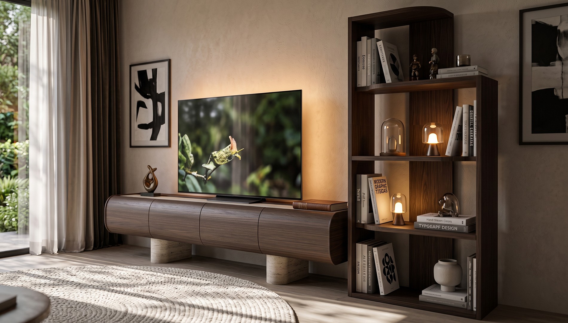 Curve Tv Ünitesi Ekrem Özgü Mobilya